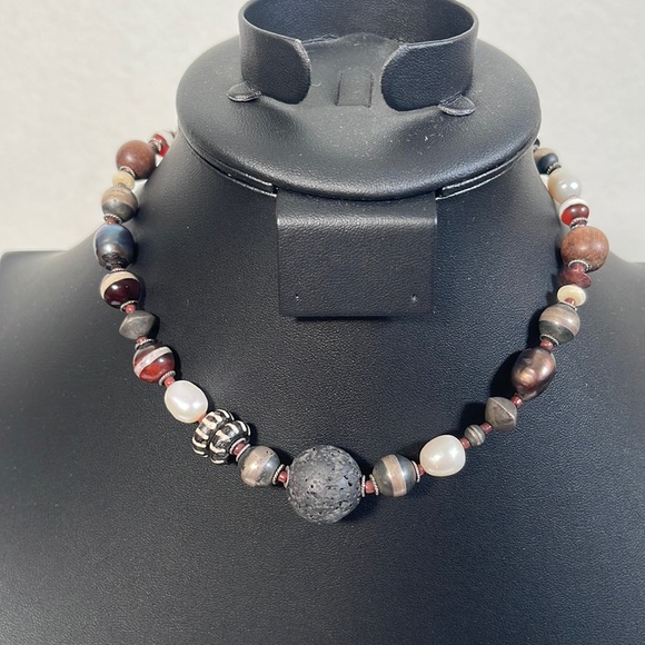 Vintage Navajo, 925 peyote bird necklace. - Picture 4 of 8